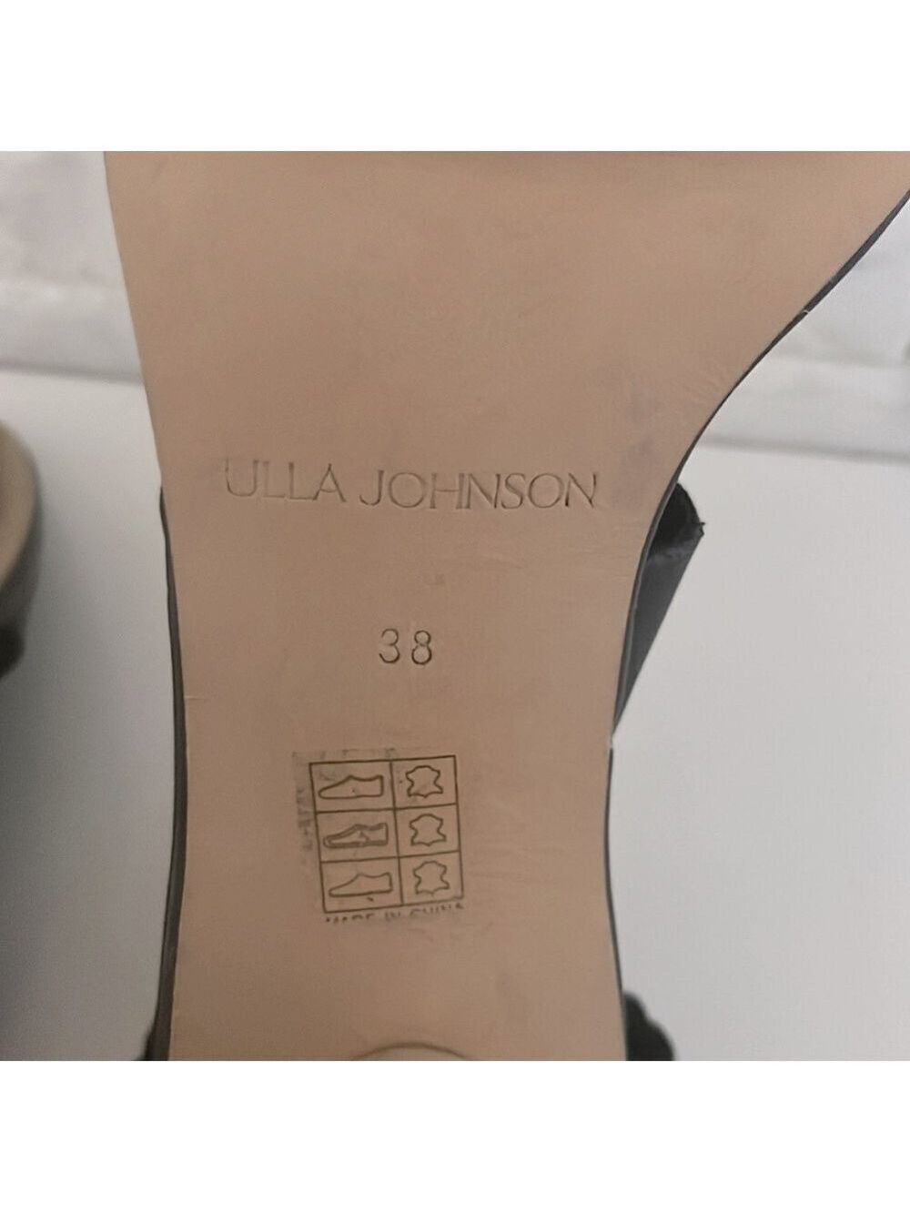 NEW Ulla Johnson Elvie Rope High Strappy Heel Sandal in Noir Size 38 US 7.5 - Picture 14 of 15